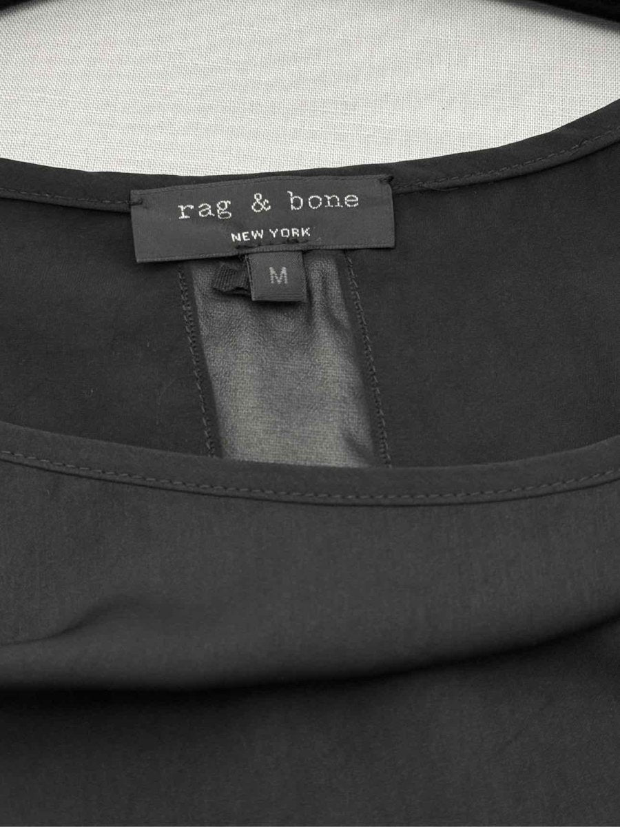 Pre - loved RAG & BONE Black Size Medium Blouse at Reems Closet
