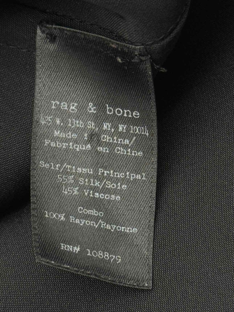 Pre - loved RAG & BONE Black Striped Size Medium Top at Reems Closet