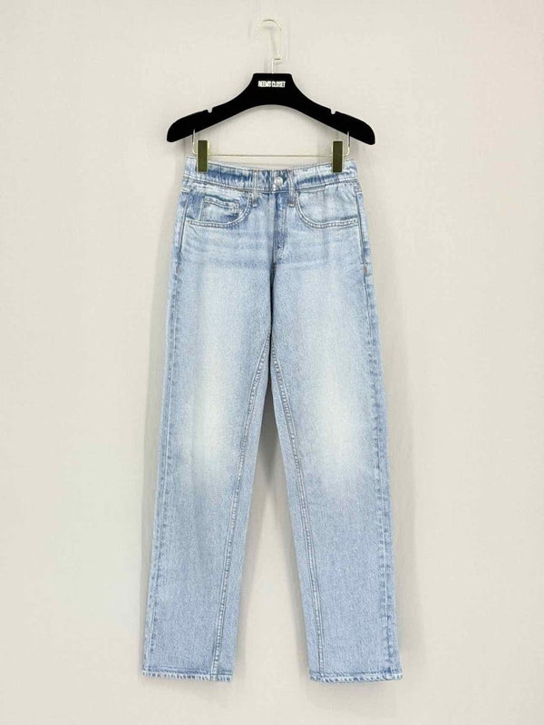 Pre - loved RAG & BONE Blue Denim Print Jeggings at Reems Closet