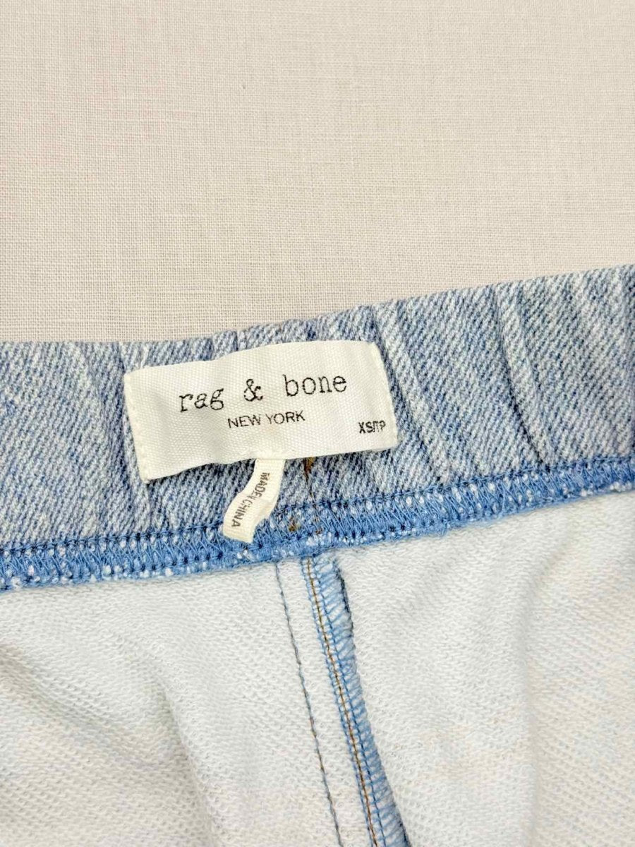 Pre - loved RAG & BONE Blue Denim Print Jeggings at Reems Closet