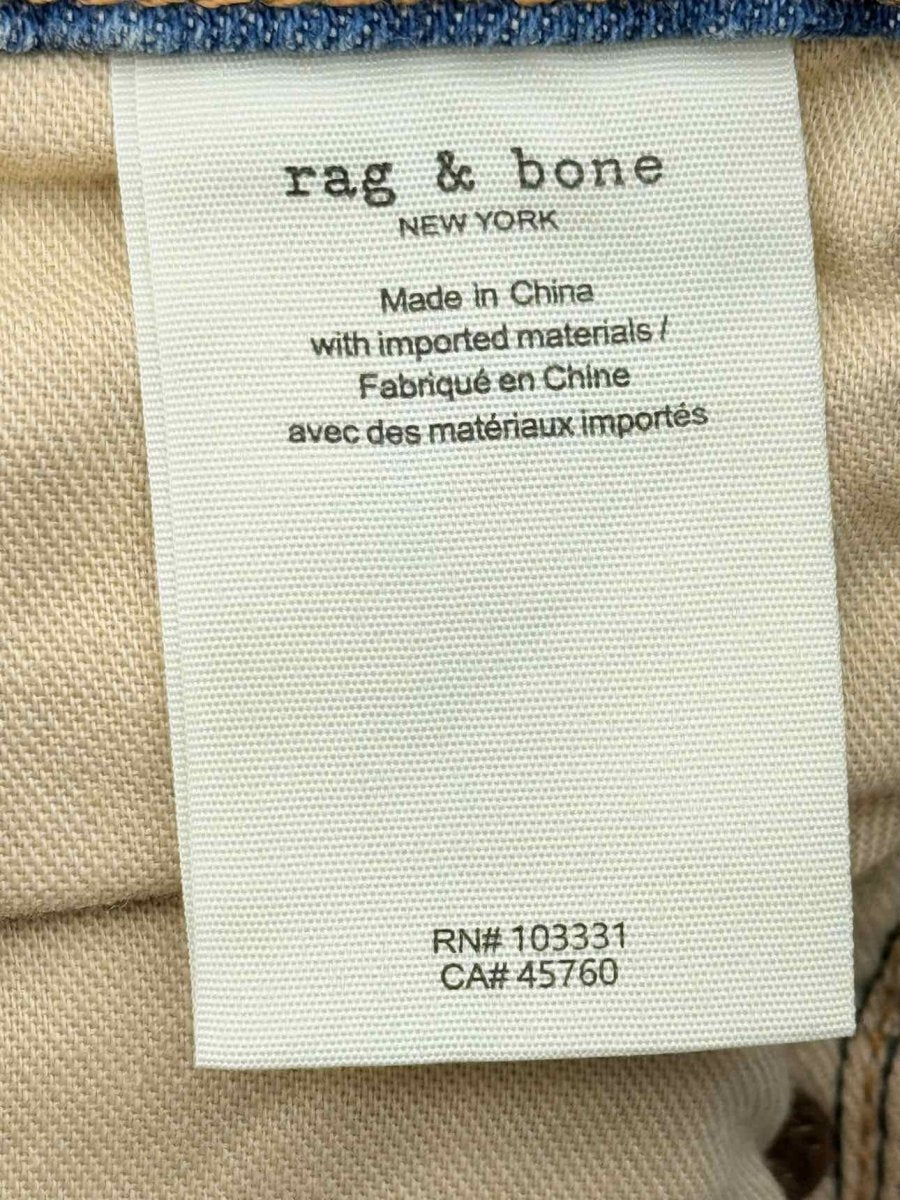 Pre - loved RAG & BONE Blue Size 24 Jeans at Reems Closet