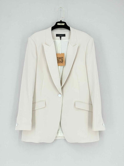 Pre - loved RAG & BONE Cream Size US 12 Jacket at Reems Closet