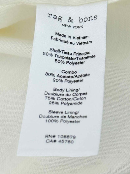 Pre - loved RAG & BONE Cream Size US 12 Jacket at Reems Closet