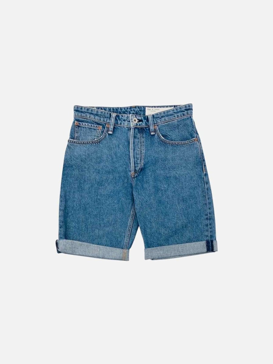 Pre - loved RAG & BONE Denim Blue Shorts 24 at Reems Closet