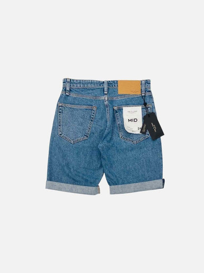 Pre - loved RAG & BONE Denim Blue Shorts 24 at Reems Closet