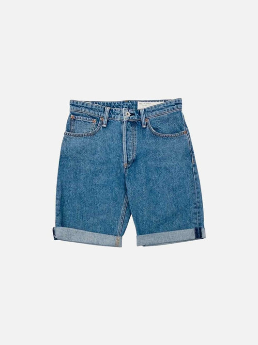 Pre - loved RAG & BONE Denim Blue Shorts at Reems Closet