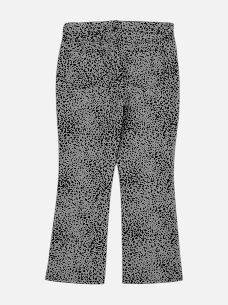 Pre - loved RAG & BONE Hana Cheetah Grey & Black Jeans at Reems Closet