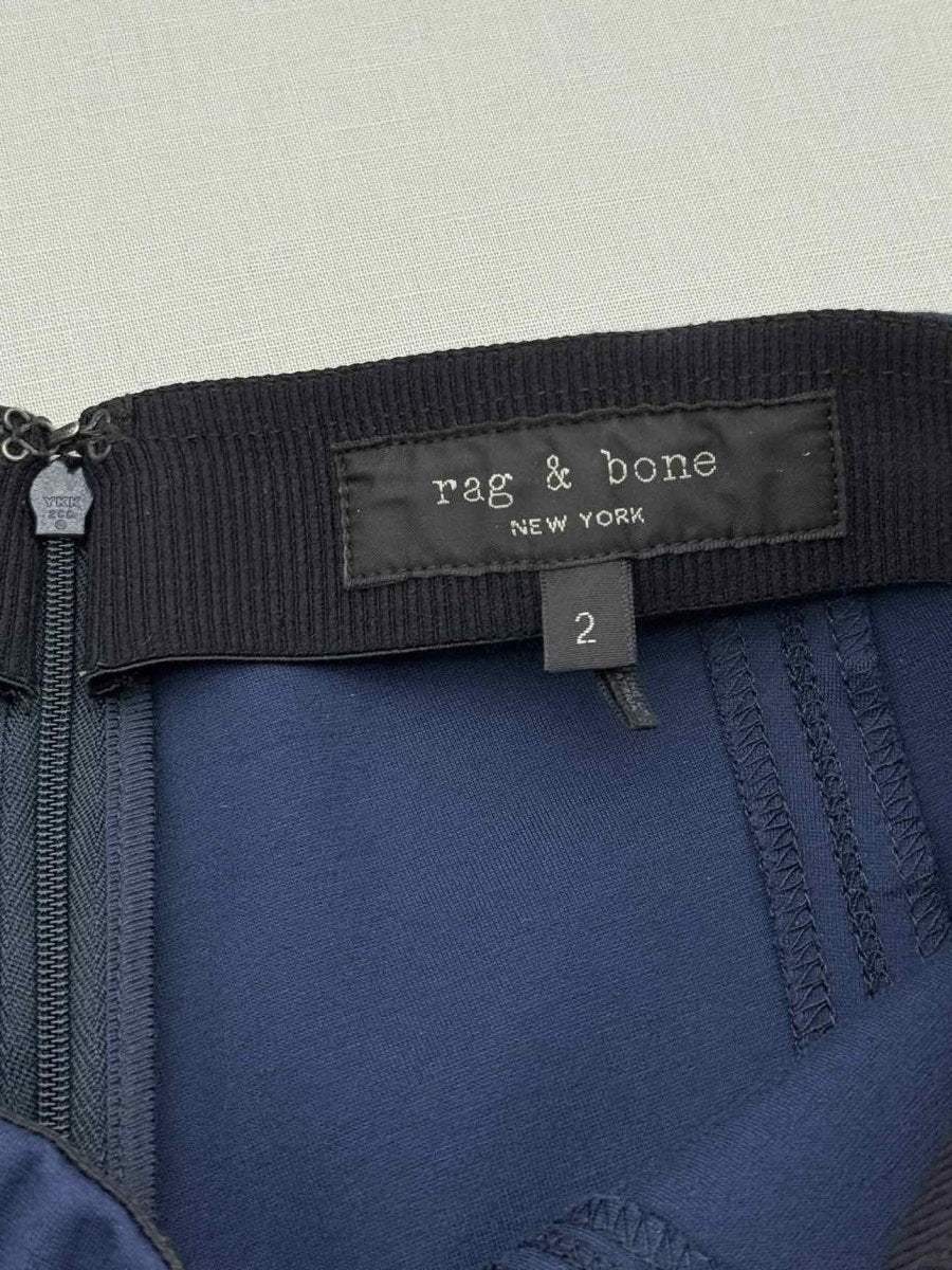 Pre - loved RAG & BONE Irina Kick Navy Blue Size US 2 Pants at Reems Closet