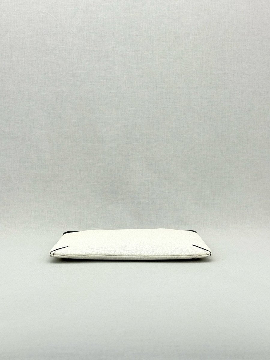 Pre - loved RAG & BONE White & Black Clutch at Reems Closet