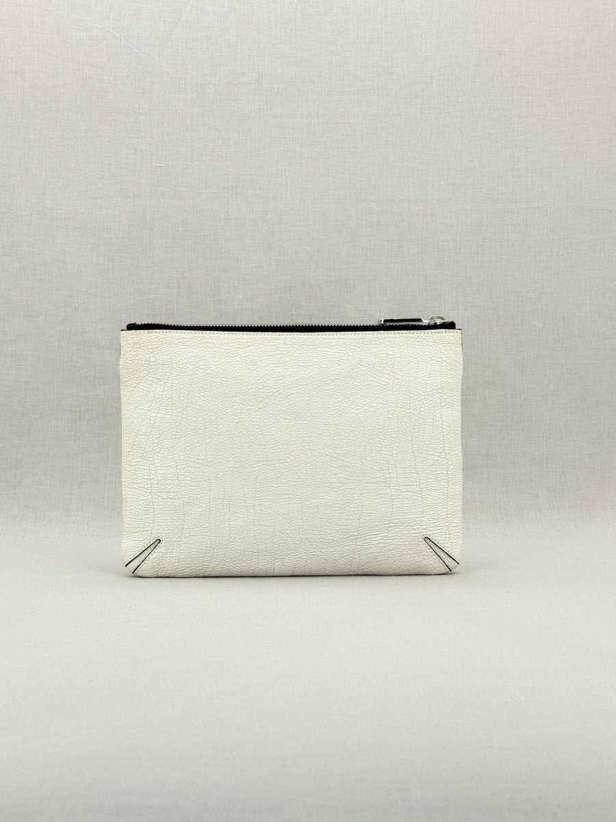 Pre - loved RAG & BONE White & Black Clutch at Reems Closet