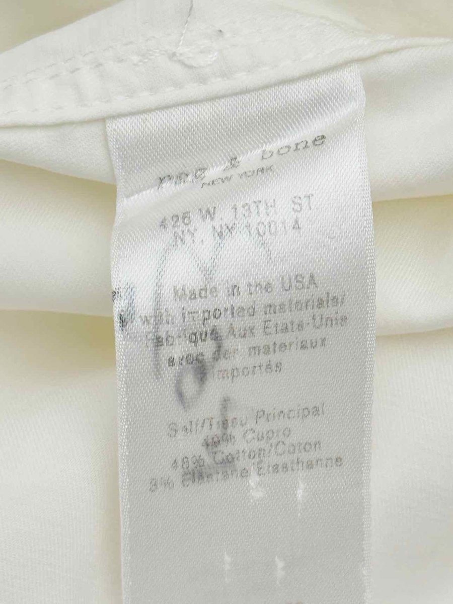 Pre - loved RAG & BONE White Size Large Shirt at Reems Closet