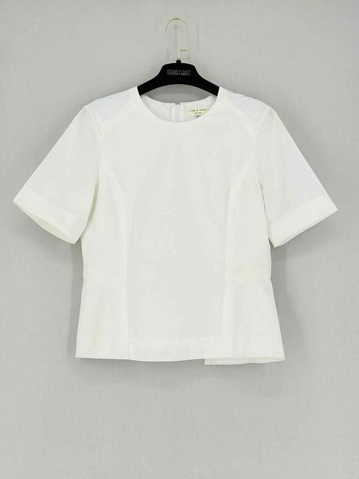 Pre - loved RAG & BONE White Size Medium Top at Reems Closet