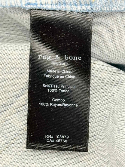 Pre - loved RAG & BONE Wide Leg Blue Size 26 Jeans at Reems Closet