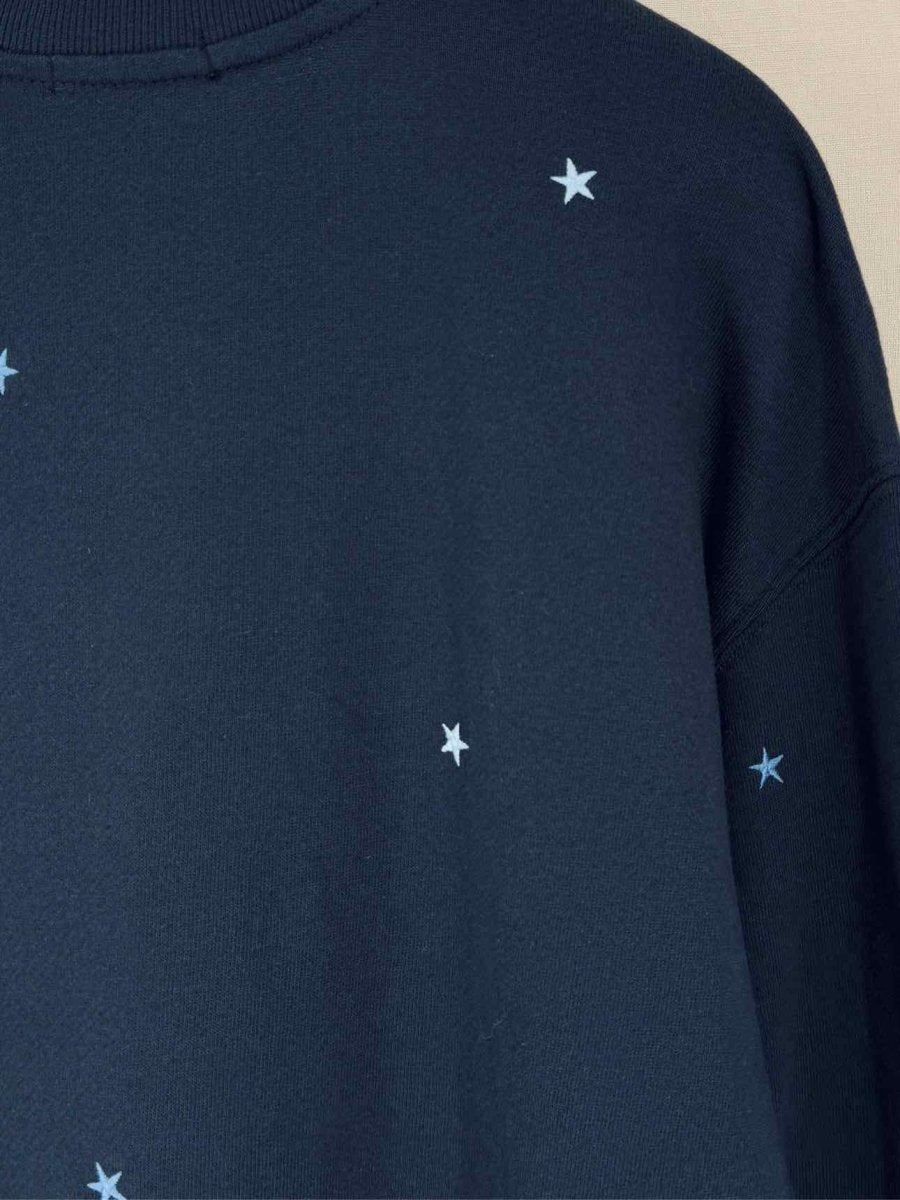 Pre - loved RAILS Navy Blue Star Print Size Small Sweatshirt at Reems Closet