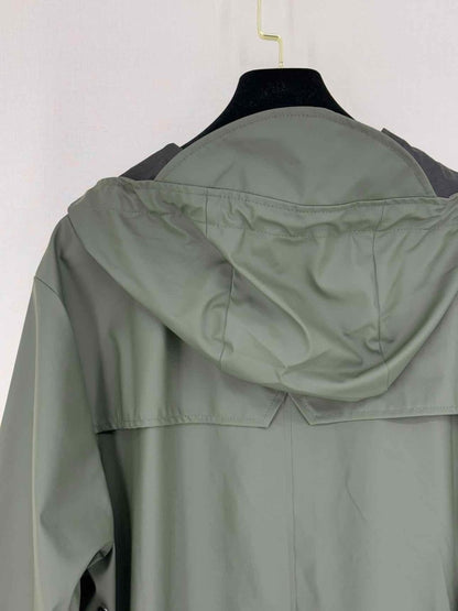 Pre - loved RAINS Hoodie Green Size XSmall/Small Coat at Reems Closet