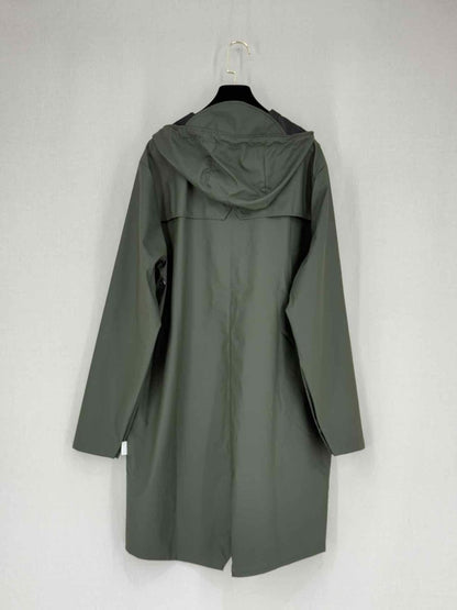 Pre - loved RAINS Hoodie Green Size XSmall/Small Coat at Reems Closet