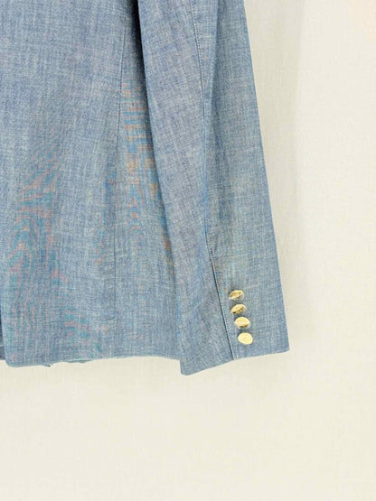 Pre - loved RALPH LAUREN Blue Size US 8 Jacket at Reems Closet
