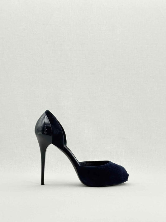 Pre - loved RALPH LAUREN COLLECTION D'Orsay Blue Size EU 40 Pumps at Reems Closet