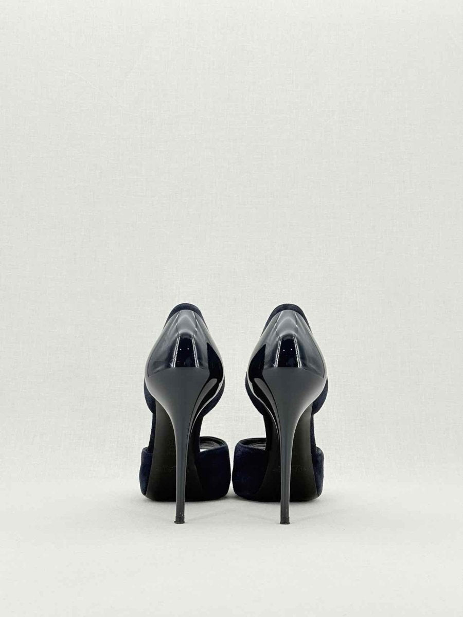 Pre - loved RALPH LAUREN COLLECTION D'Orsay Blue Size EU 40 Pumps at Reems Closet