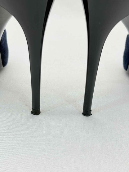 Pre - loved RALPH LAUREN COLLECTION D'Orsay Blue Size EU 40 Pumps at Reems Closet