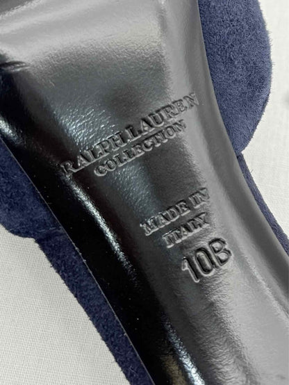 Pre - loved RALPH LAUREN COLLECTION D'Orsay Blue Size EU 40 Pumps at Reems Closet