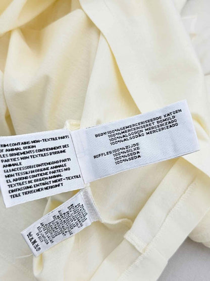 Pre - loved RALPH LAUREN Cream Size Medium Blouse at Reems Closet