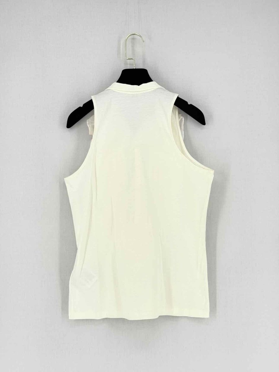 Pre - loved RALPH LAUREN Cream Size Medium Blouse at Reems Closet