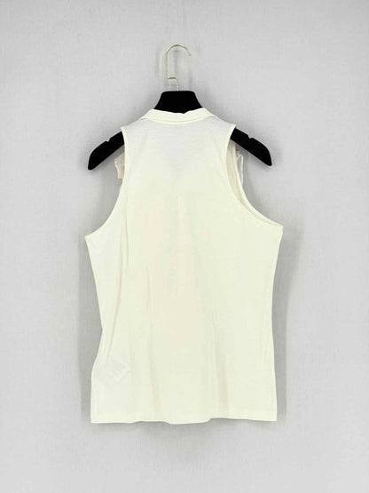 Pre - loved RALPH LAUREN Cream Size Medium Blouse at Reems Closet