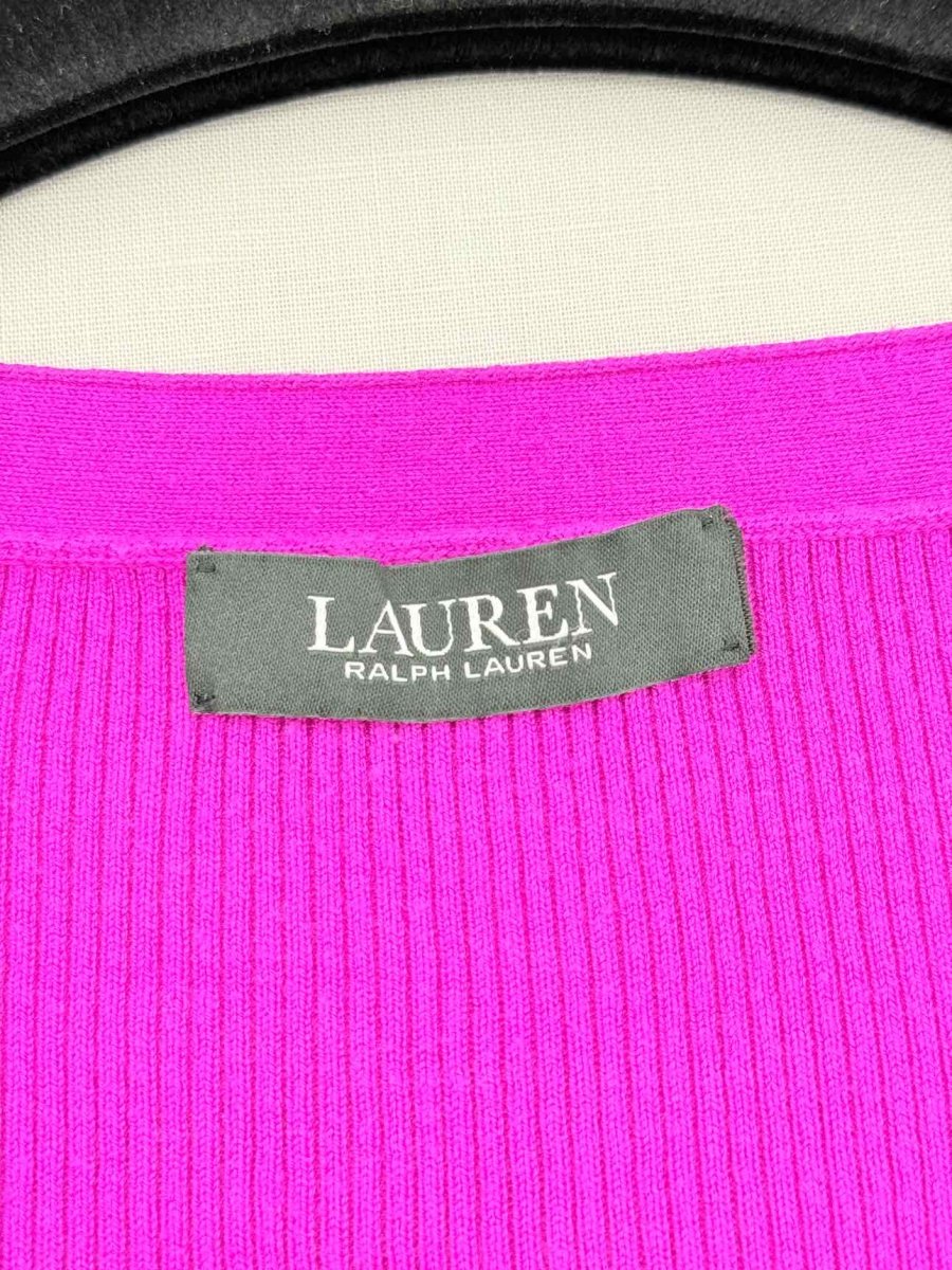 Pre - loved RALPH LAUREN Fuchsia Size Large Cardigan at Reems Closet