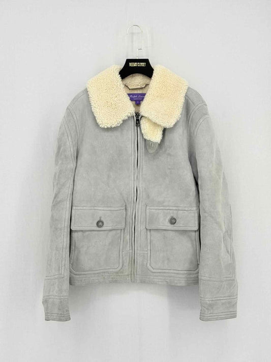 Pre - loved RALPH LAUREN Grey Size Medium Jacket at Reems Closet