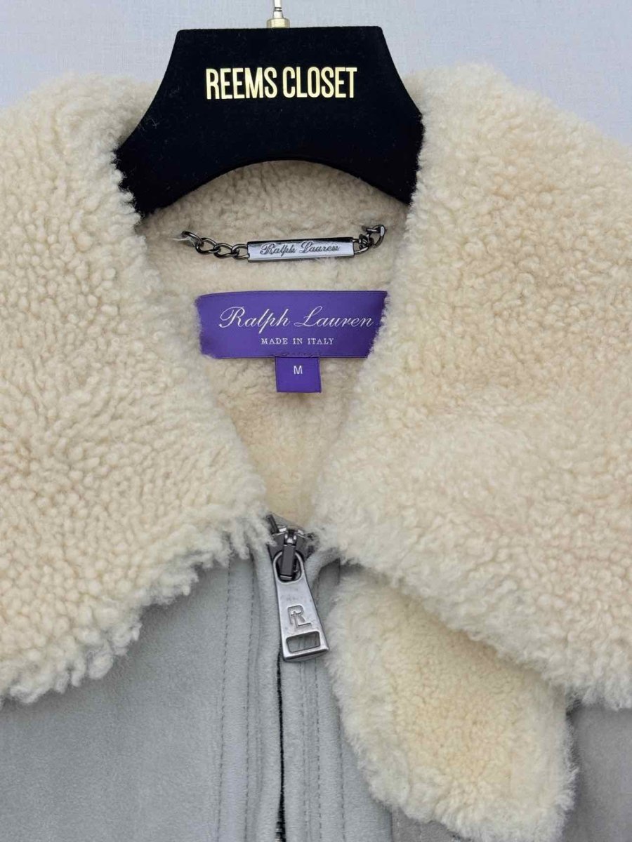 Pre - loved RALPH LAUREN Grey Size Medium Jacket at Reems Closet