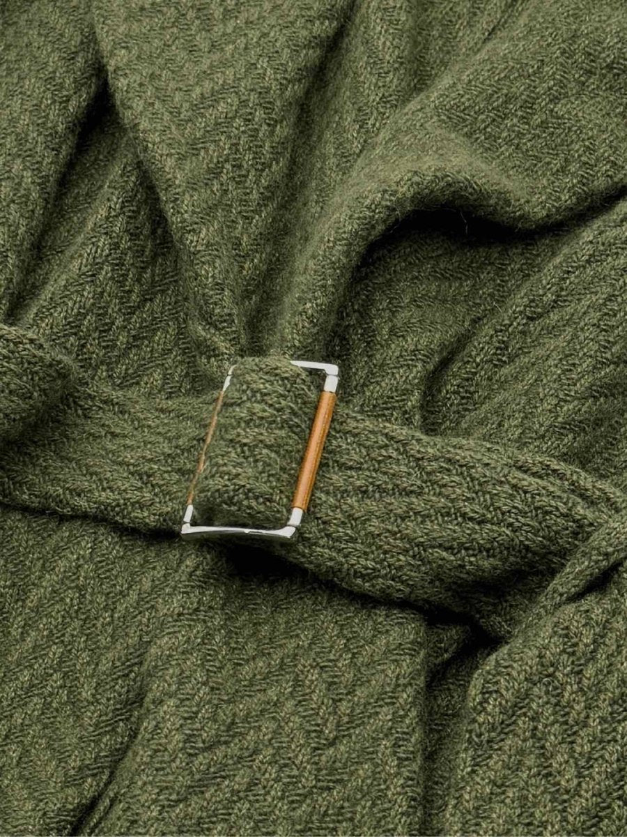 Pre - loved RALPH LAUREN Olive Green Size Medium/Large Cardigan at Reems Closet