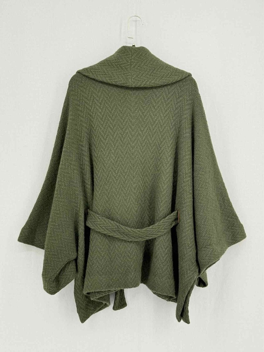 Pre - loved RALPH LAUREN Olive Green Size Medium/Large Cardigan at Reems Closet