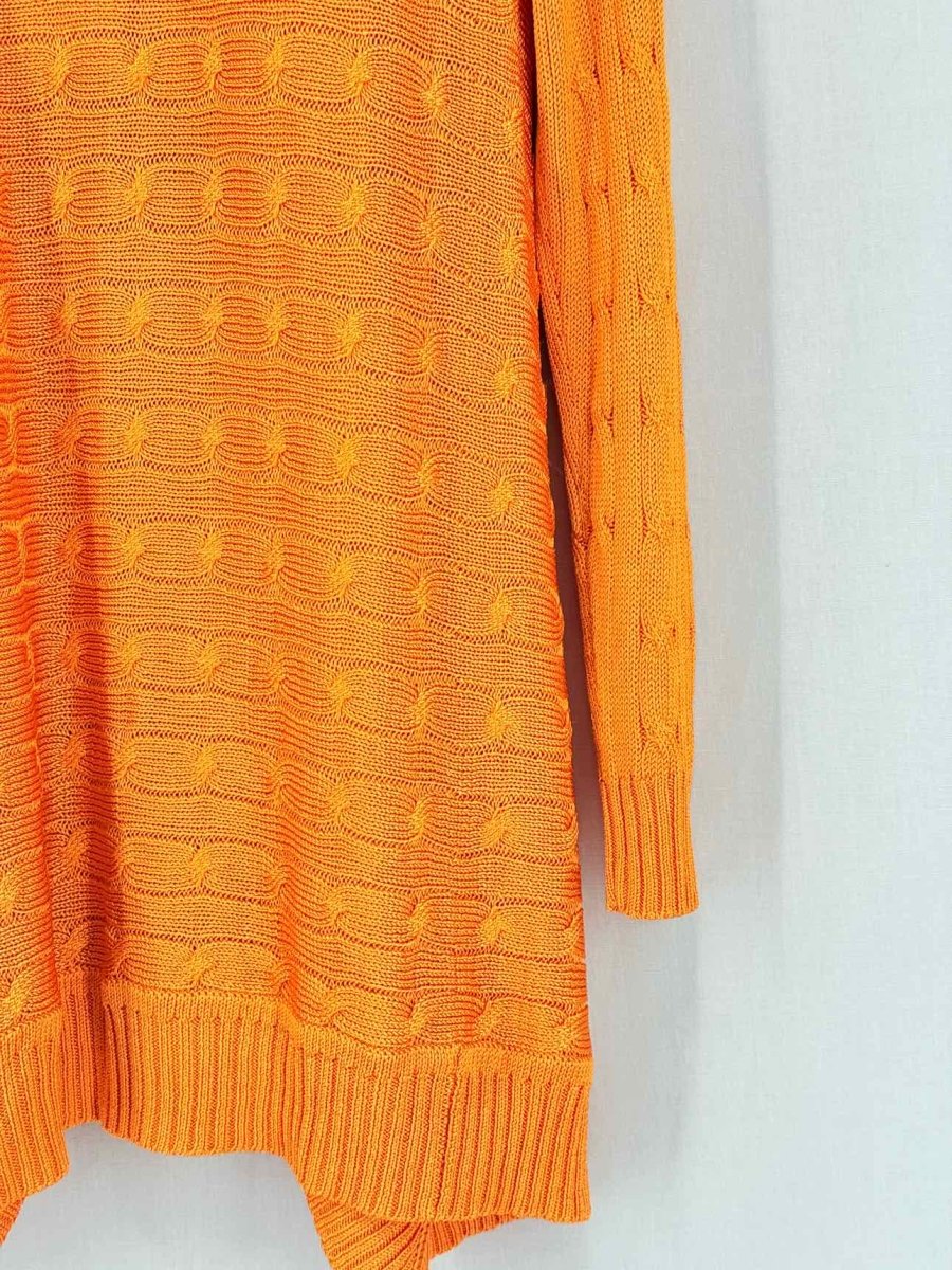 Pre - loved RALPH LAUREN Orange Size Medium Cardigan at Reems Closet