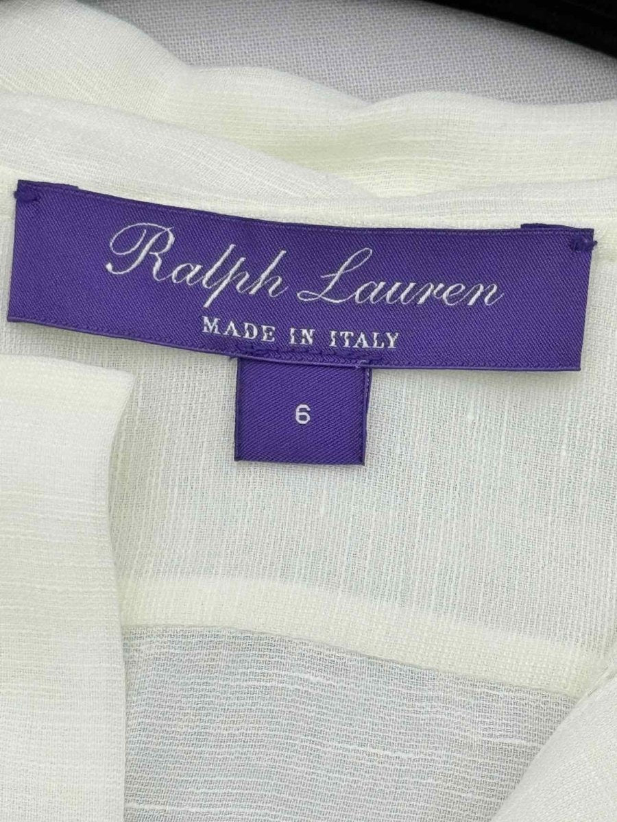 Pre-loved RALPH LAUREN Purple Label Off-white Size US 6 Shirt at Reems Closet