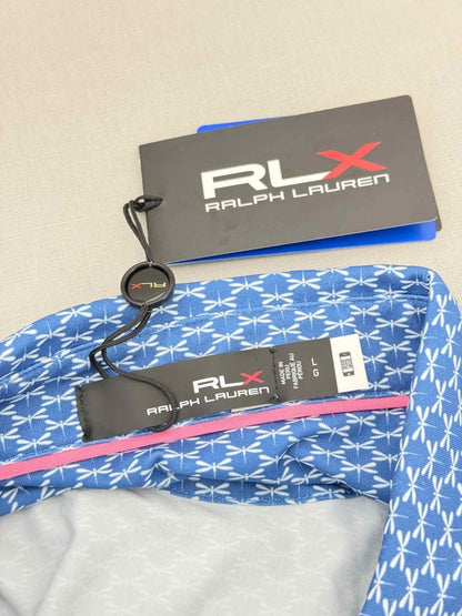 Pre - loved RALPH LAUREN SPORT Blue & White Size Large Polo Shirt at Reems Closet