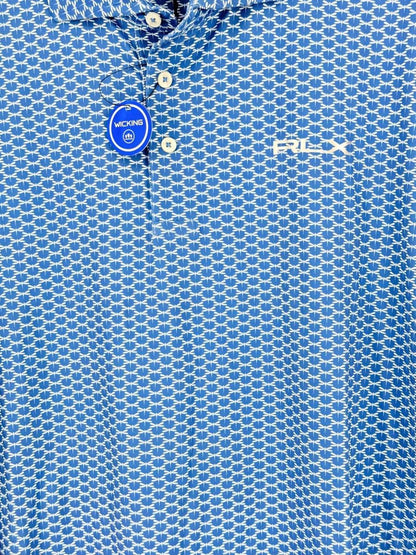Pre - loved RALPH LAUREN SPORT Blue & White Size Large Polo Shirt at Reems Closet