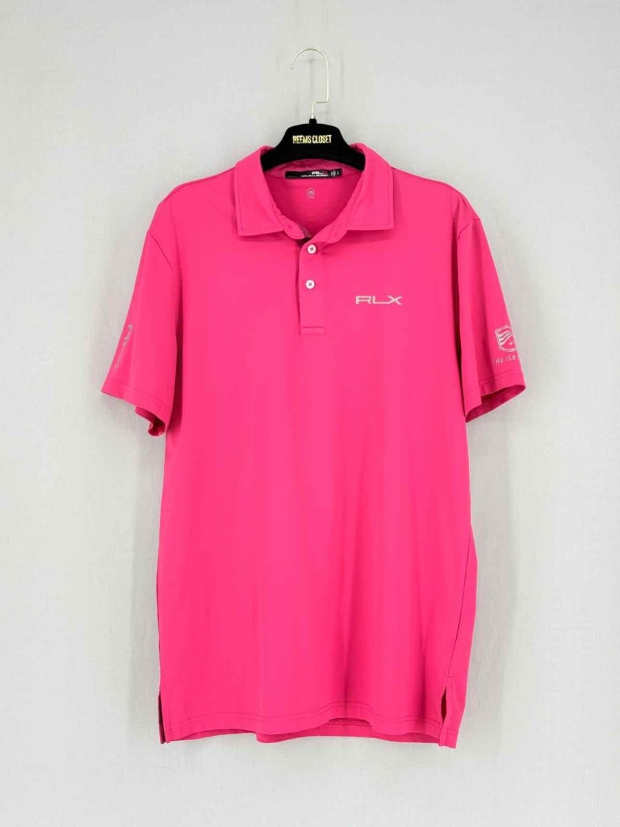 Pre - loved RALPH LAUREN SPORT Pink Size Large Polo Shirt at Reems Closet