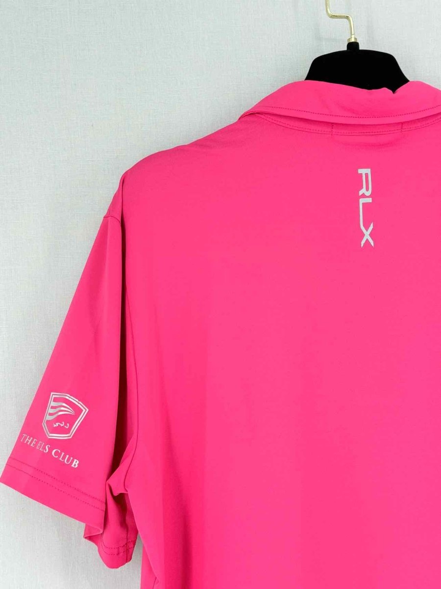 Pre - loved RALPH LAUREN SPORT Pink Size Large Polo Shirt at Reems Closet
