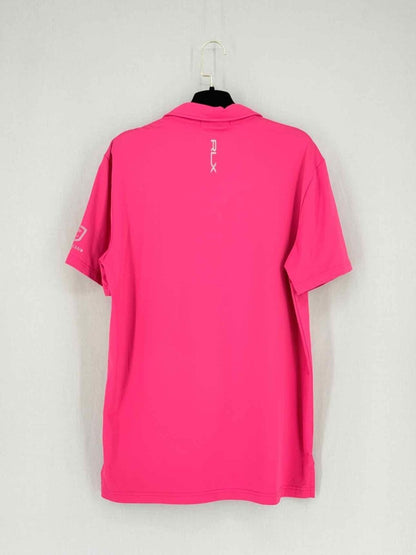 Pre - loved RALPH LAUREN SPORT Pink Size Large Polo Shirt at Reems Closet