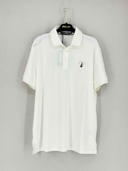 Pre - loved RALPH LAUREN SPORT White Size Large Polo Shirt at Reems Closet