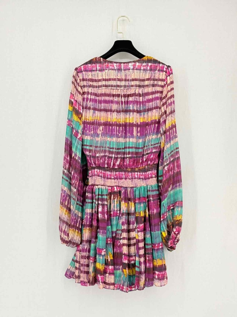 Pre - loved RAMY BROOK Purple Multicolor Short Dress at Reems Closet