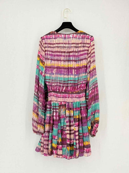 Pre - loved RAMY BROOK Purple Multicolor Short Dress at Reems Closet
