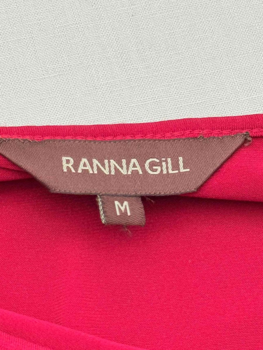 Pre-loved RANNA GILL Red Size Medium Knee Length Dress at Reems Closet