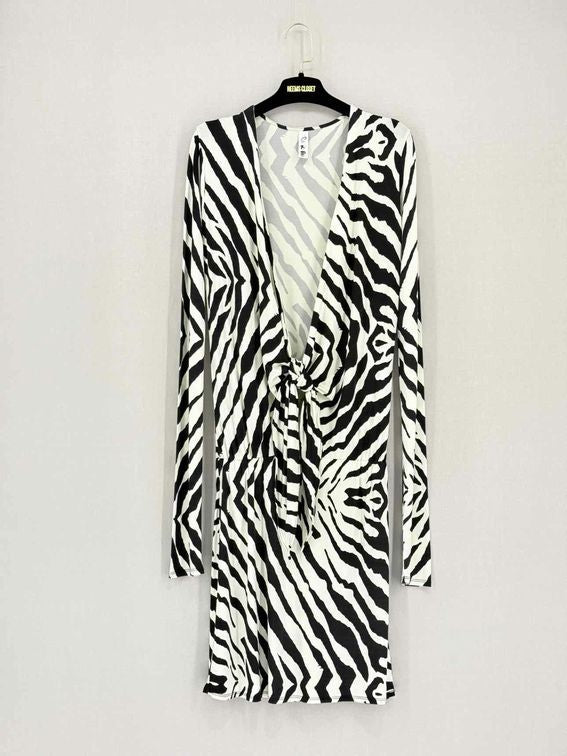 Pre-loved RAT & BOA Allegra White & Black Size Small Short Dress at Reems Closet