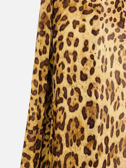 Pre - loved RAT & BOA Beige & Brown Leopard Coverup at Reems Closet