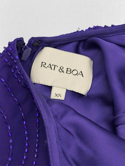Pre-loved RAT & BOA Belina Purple Size XSmall Short Dress at Reems Closet