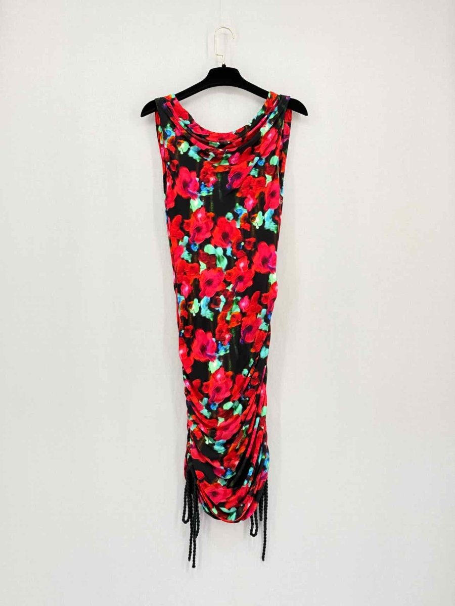 Pre-loved RAT & BOA Black & Red Size Small Knee Length Dress at Reems Closet