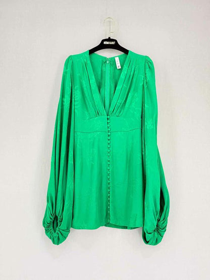 Pre-loved RAT & BOA Isabella Green Size Small Short Dress at Reems Closet