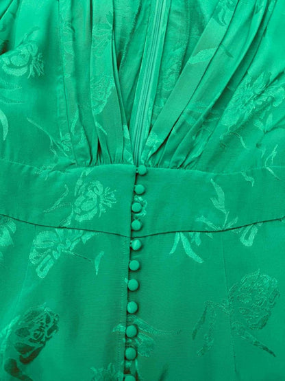 Pre-loved RAT & BOA Isabella Green Size Small Short Dress at Reems Closet